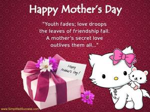 Show your love and appreciation with a Charmmy Kitty poem on Mother’s Day mothers day wallpaper
