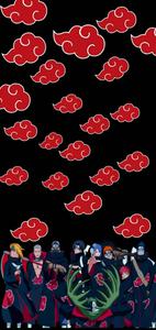 Showcasing the Power of the Akatsuki Organization Wallpaper