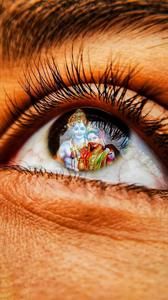 Shree Ram Eyeball Wallpaper