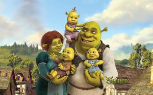 Shrek And Fiona Family shrek wallpaper