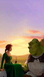 Shrek And Fiona Sunset shrek wallpaper