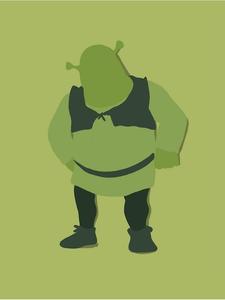 Shrek Green Minimalist Art shrek wallpaper