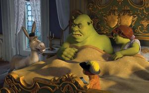 Shrek loves his vegetables! funny shrek wallpaper
