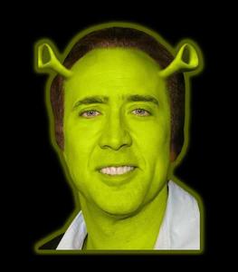 Shrek Making a Funny Face funny shrek wallpaper