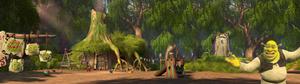 Shrek Panoramic View shrek wallpaper
