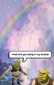 Shrek Rainbow Aesthetic Swamp shrek wallpaper