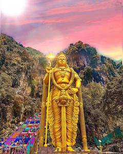 "Shrine to Hindu God Murugan" Wallpaper