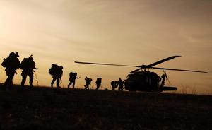 Silhouette Helicopters  Wallpaper