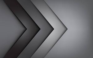 Silver and Black Triangular Abstract Art  Wallpaper