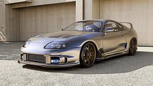 Silver Metallic Toyota Supra Car toyota supra wallpaper
