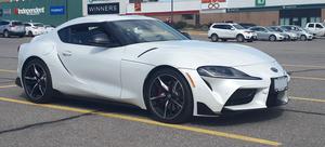 Silver White Hued Toyota Supra Car toyota supra wallpaper