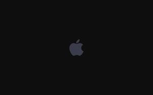 Simple Black Apple Logo apple logo wallpaper