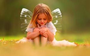 Sitting Fairy Girl Alone alone girl wallpaper