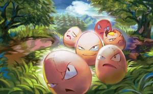 Six Exeggcute Cool Pokemon cool pokemon wallpaper