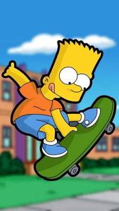 Skater Cartoon Bart Simpson bart simpson wallpaper