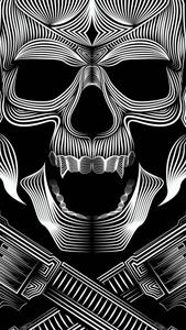 Skull And Guns Gangster gangster wallpaper