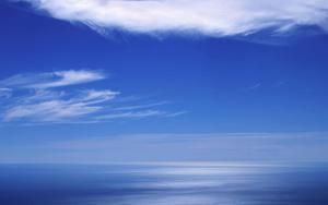 Sky Background Blue Ocean sky wallpaper