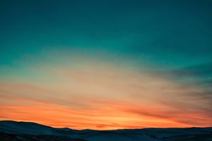 Sky Background Orange Blue-Green sky wallpaper