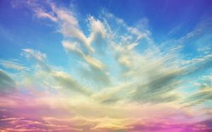 Sky Background Pink Blue sky wallpaper