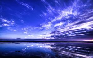 Sky Background Purple Blue sky wallpaper