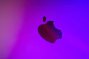 Sleek Apple Logo on a Stunning Background apple logo wallpaper