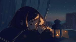 Sleeping Anime Sad Girl sad girl wallpaper