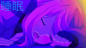 Sleeping Girl Anime Aesthetic anime aesthetic wallpaper