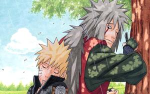Sleeping Naruto With Jiraiya jiraiya wallpaper