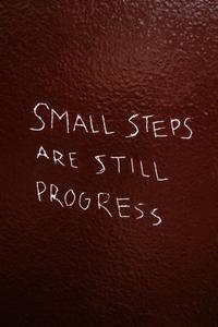 Small Steps Are Progress Motivational Quote motivational wallpaper