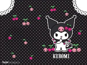 Smile with Kuromi Wallpaper