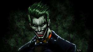 Smiling Joker Digital Art joker wallpaper