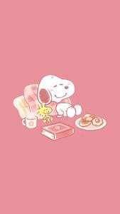 Snoopy enjoys a bright sunny day. snoopy wallpaper