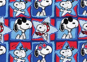 snoopy fabric with stars and stars on it Wallpaper