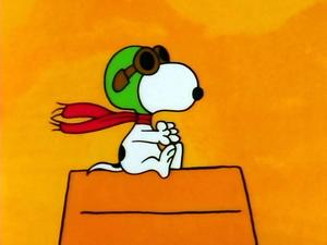 Snoopy Takes to the Skies snoopy wallpaper