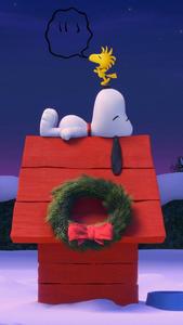 Snoopy’s Christmas in His Doghouse snoopy wallpaper