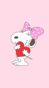 Snoopy's Sister Loves with All Her Heart snoopy wallpaper