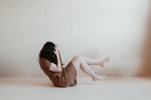 So Sad Lady On the Floor sad anime wallpaper