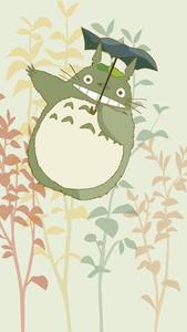 Soar above the forest with Totoro totoro wallpaper