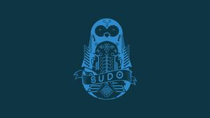 Solarized Dark Sudo Linux Logo linux wallpaper