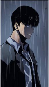 Solo Leveling Jin-Woo In Rain solo leveling wallpaper