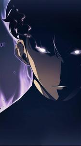Solo Leveling Jin-Woo Purple Smoke solo leveling wallpaper