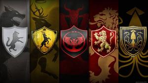 Some of the Great Houses of Westeros game of thrones wallpaper