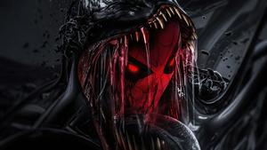 Something sinister is lurking. venom wallpaper