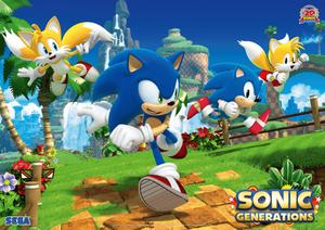 Sonic and Tails team up for adventure in Sonic Generations sonic wallpaper