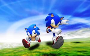 Sonic background sonic wallpaper