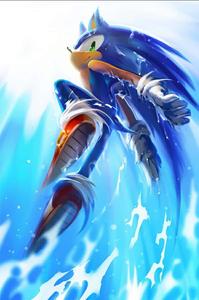 Sonic is Ready and Raring to Go! sonic wallpaper