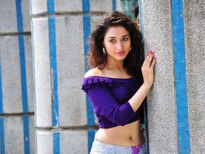 South Heroine Tamannaah Blue Top south heroine wallpaper