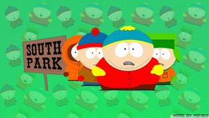 South Park In Green Background south park wallpaper