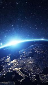 Spectacular view of Earth from the iPhone iphone earth wallpaper