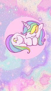 Spellbound by this magical Kawaii Galaxy Rainbow Unicorn! kawaii wallpaper